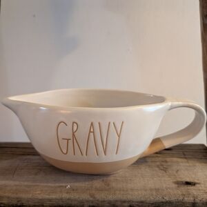 Rae Dunn Artisan Collection Tan Gravy Boat